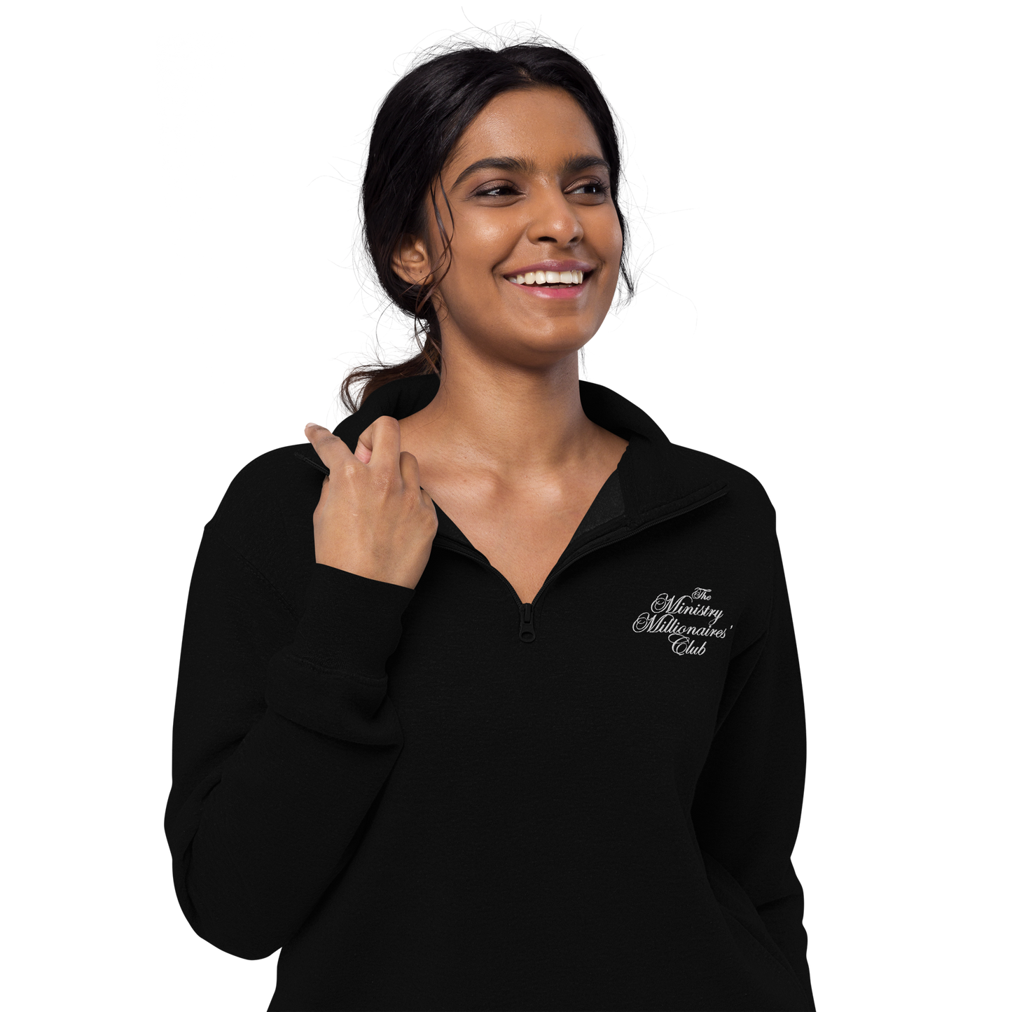 Ministry Millionaires' Club // Embroidered Unisex Half Zip