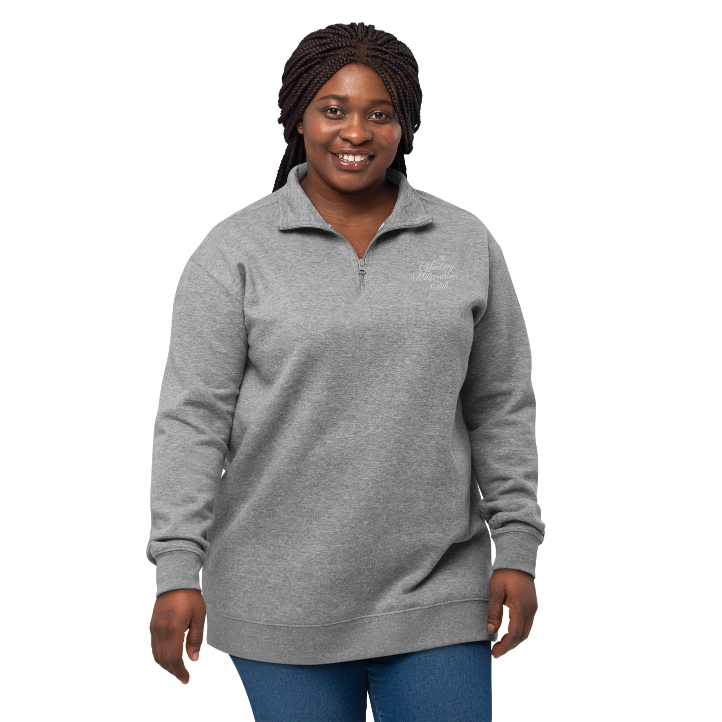 Ministry Millionaires' Club // Embroidered Unisex Half Zip