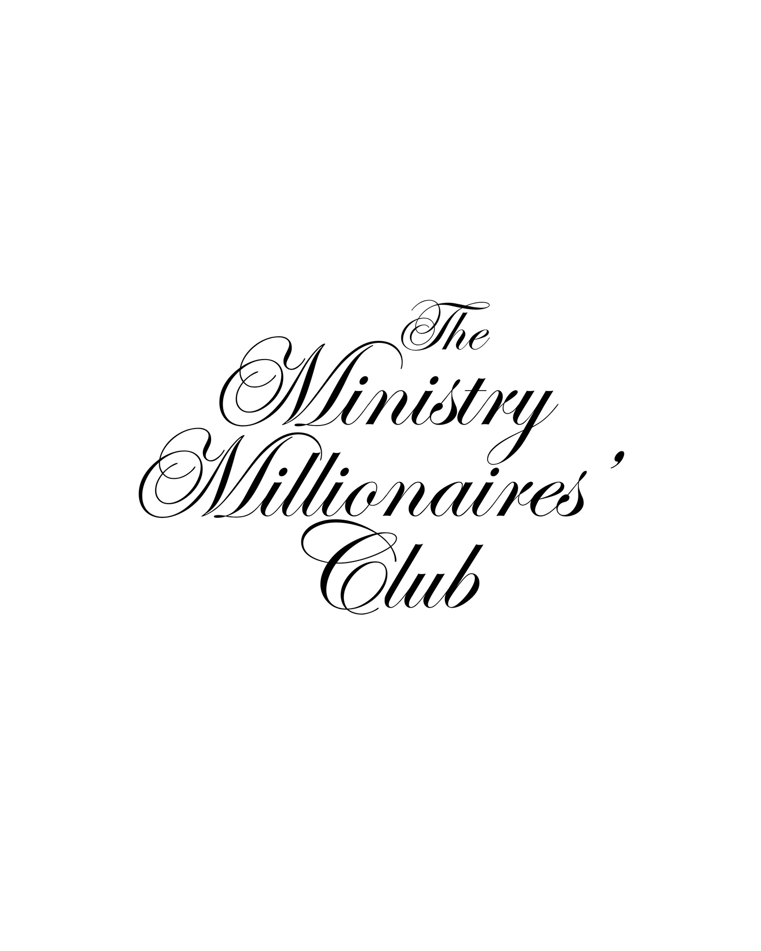 The Ministry Millionaires' Club