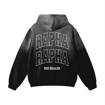 Names of GOD // "RAPHA" Heavyweight Sunfade Oversized Hoodie