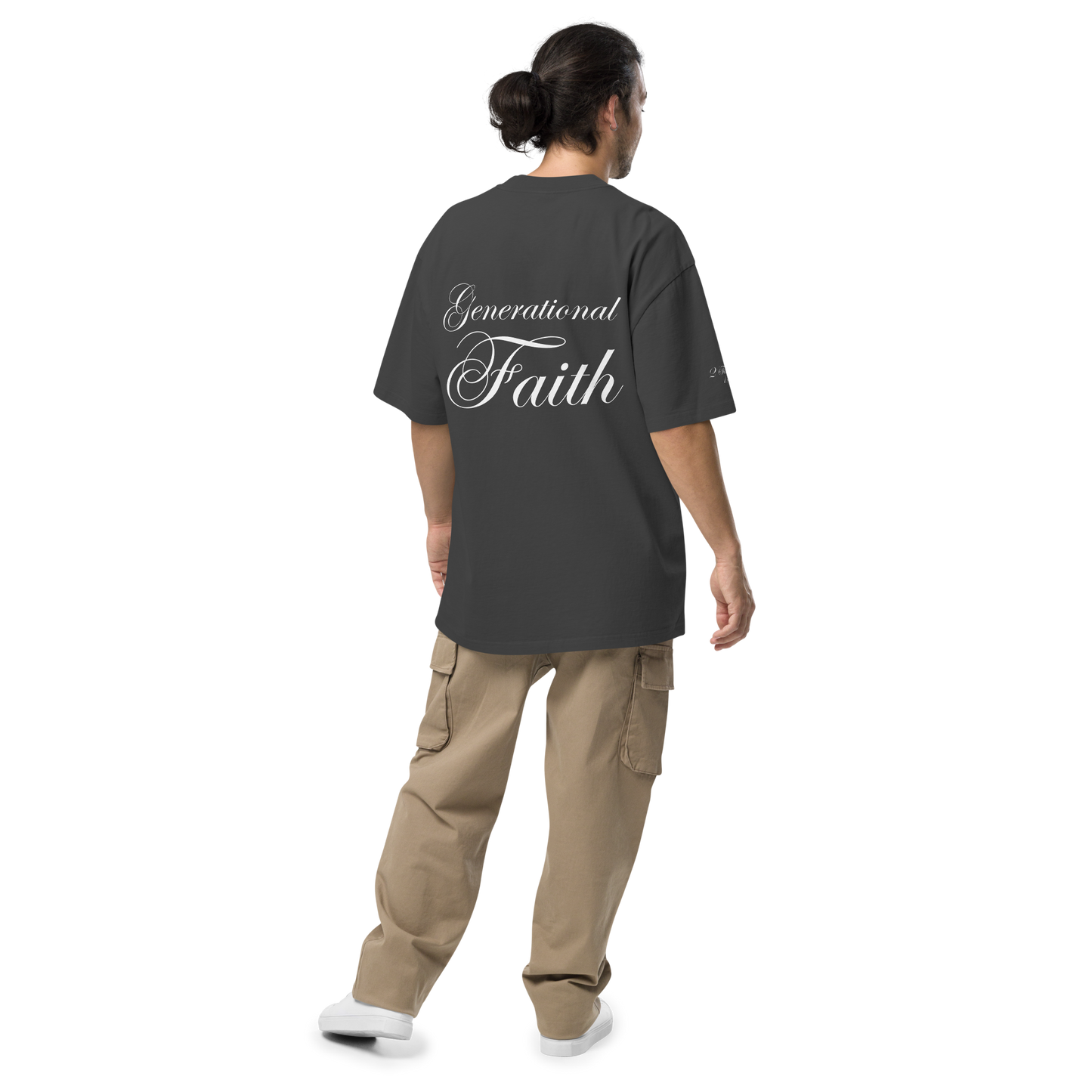 Ministry Millionaires' Club // "Generational Faith" Oversized Faded Tee