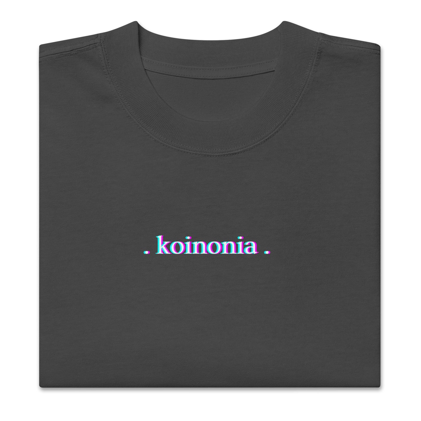 Interlinear Vol 1 // .Koinonia. Oversized Fade Tee - GLiTcH