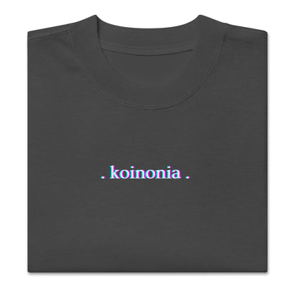 Interlinear Vol 1 // .Koinonia. Oversized Fade Tee - GLiTcH