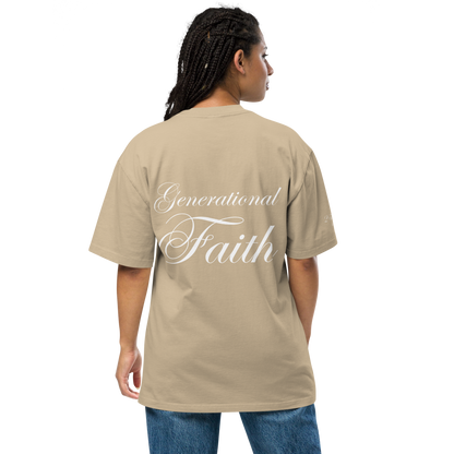 Ministry Millionaires' Club // "Generational Faith" Oversized Faded Tee