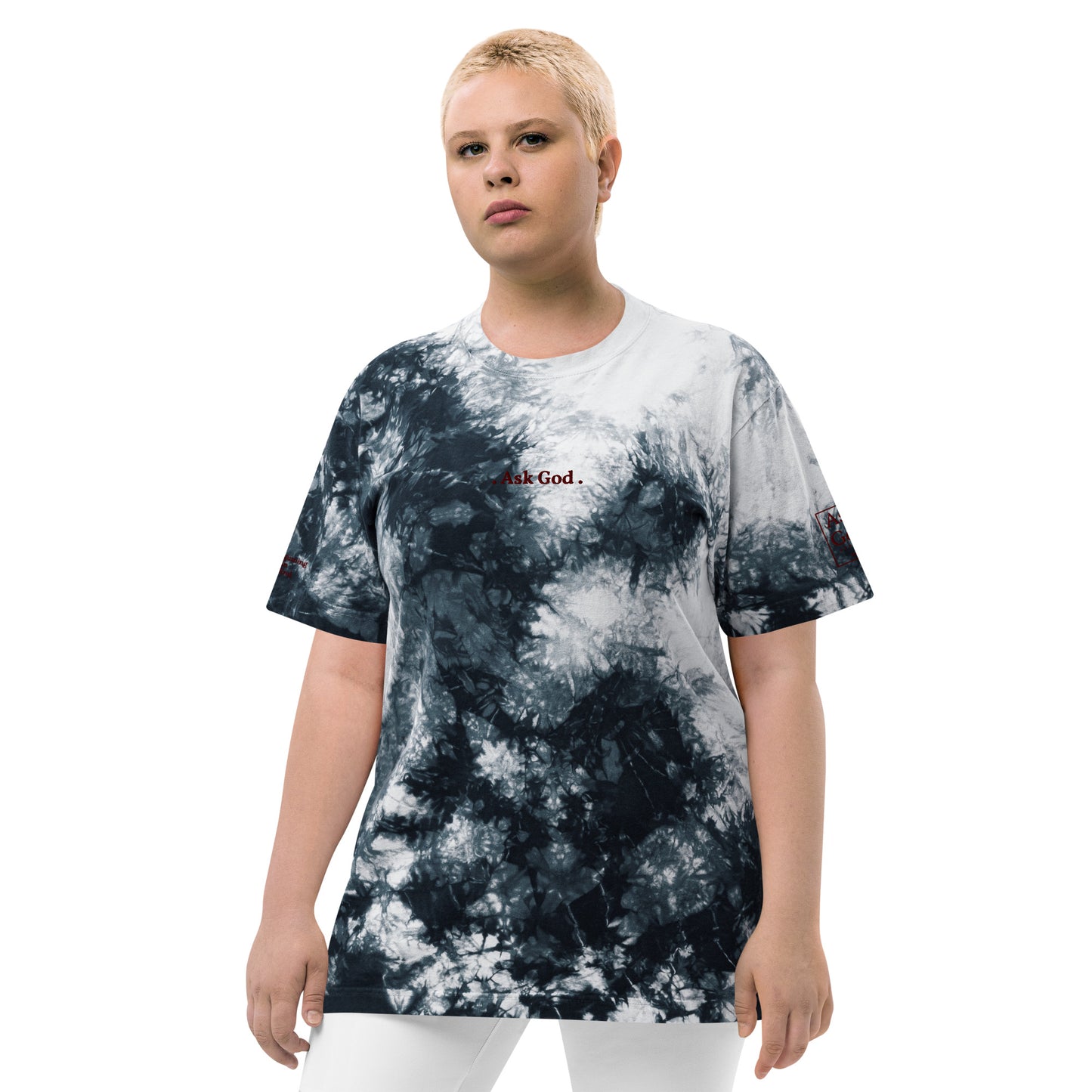 AG Logo // Oversized Tie-Dye Tee - Abel