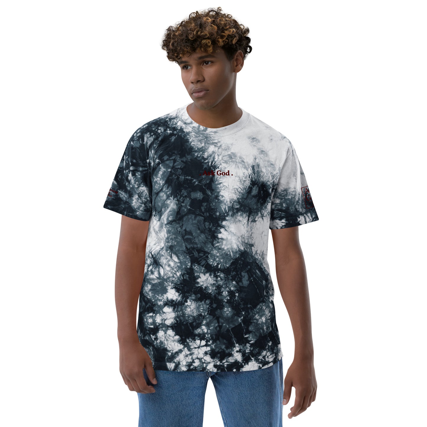 AG Logo // Oversized Tie-Dye Tee - Abel