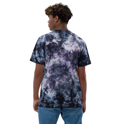 AG Logo // Oversized Tie Dye Tee - Royal