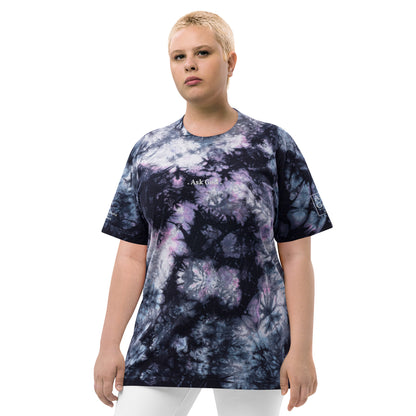 AG Logo // Oversized Tie Dye Tee - Royal