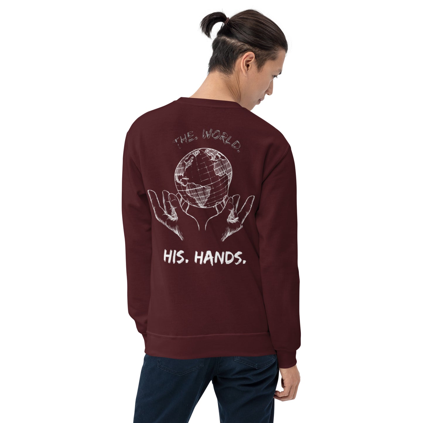 .In His Hands. Collection // Oversized Crew Neck Hoodie